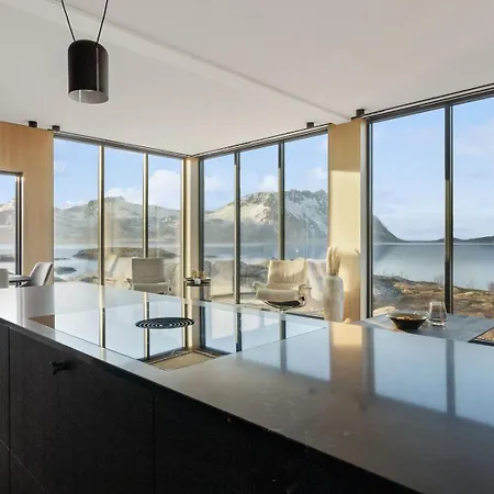 بيت للعطل Fjordview Arctic With Sauna And Jacuzzi *