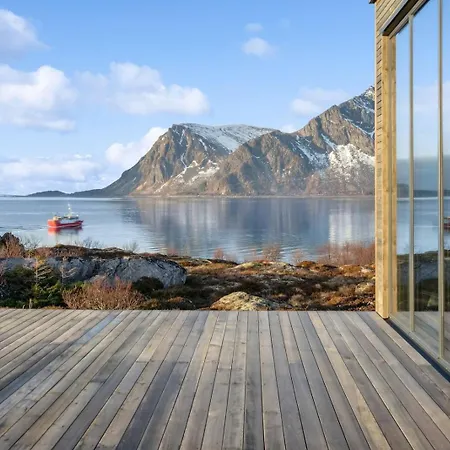 Fjordview Arctic With Sauna And Jacuzzi بيت للعطل *
