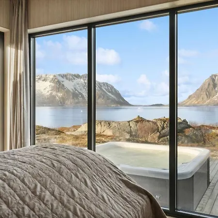 بيت للعطل Fjordview Arctic With Sauna And Jacuzzi *