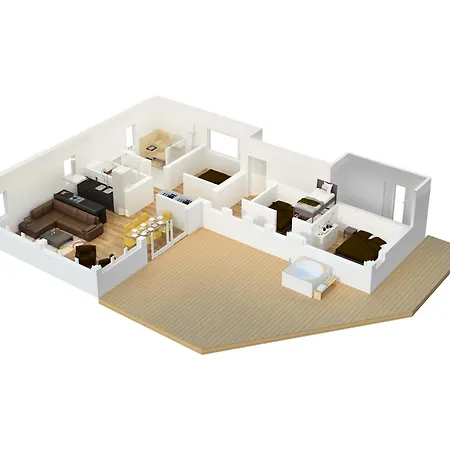بيت للعطل Fjordview Arctic With Sauna And Jacuzzi *