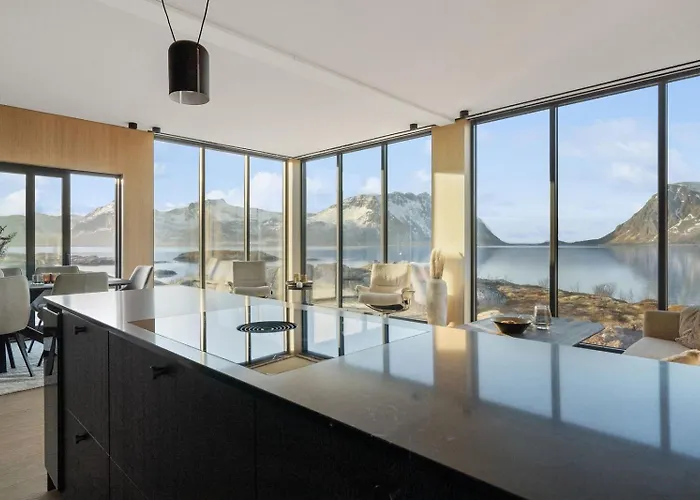 بيت للعطل Fjordview Arctic With Sauna And Jacuzzi *