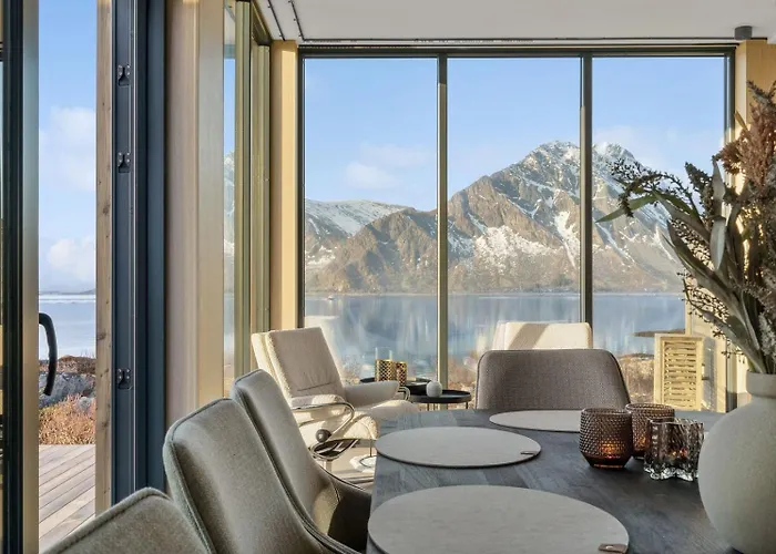 Fjordview Arctic With Sauna And Jacuzzi * Lyngværet